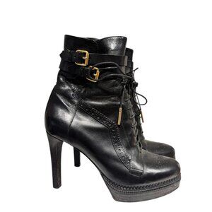 Burberry Black Boots, 36.5
